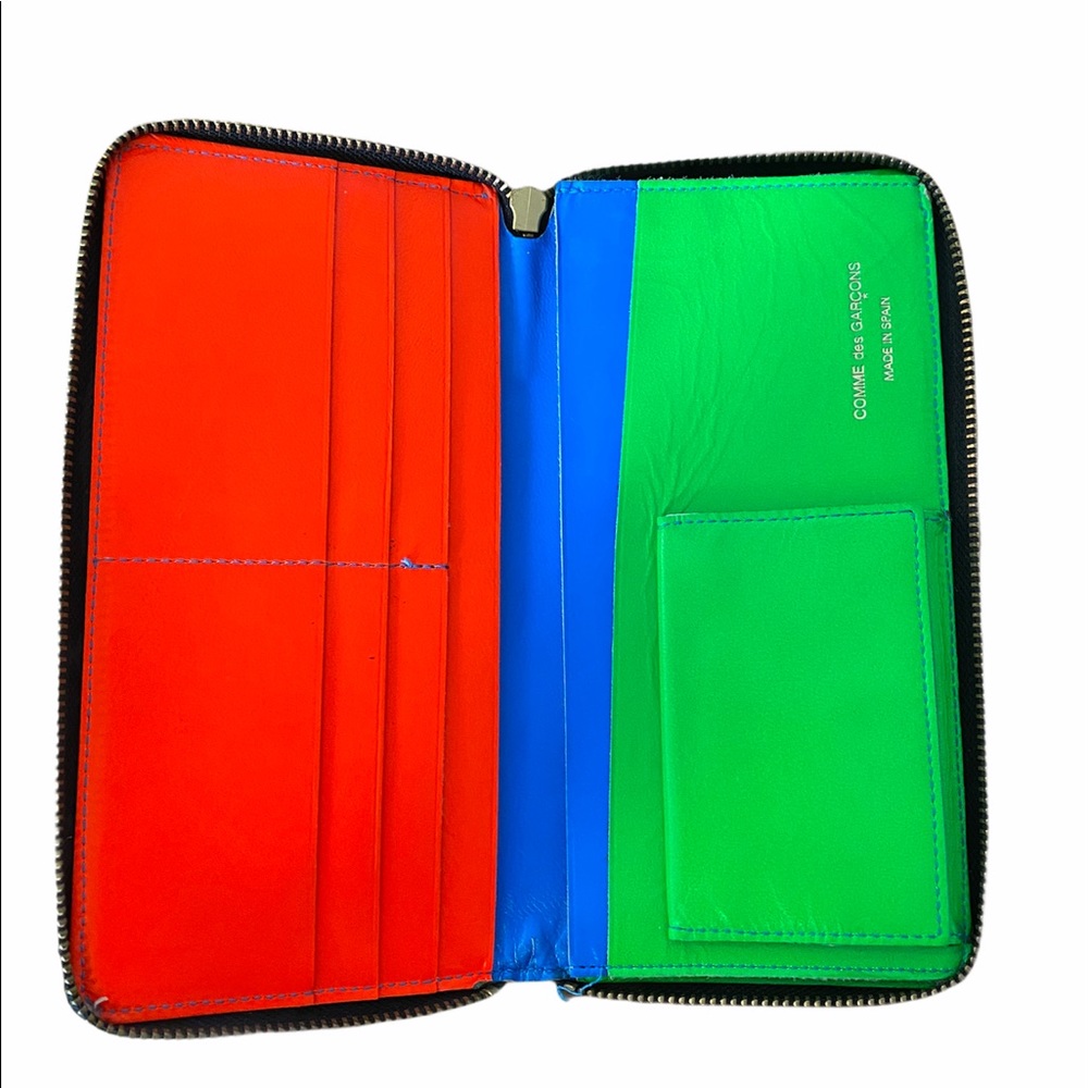Comme Des Garçons ‘Super Fluo’ Continental Wallet